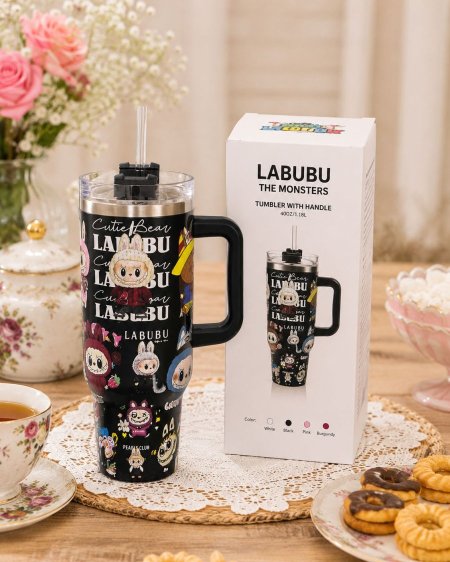 ماج ثيرموس حافظ للحرارة لابوبو اسود